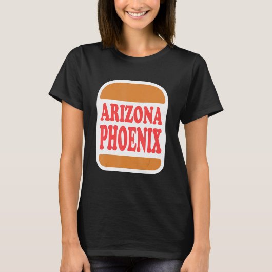 T-shirt Burger Phoenix Arizona (Devant)
