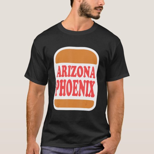 T-shirt Burger Phoenix Arizona (Devant)