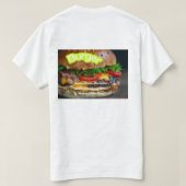 T-shirt Burger Piece Photo - Real Delicious Food Image (Design dos)