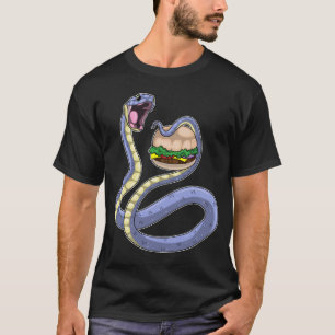 T-shirt Burger serpent
