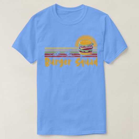 T-shirt Burger Squad Cheeseburger Burger (Design devant)