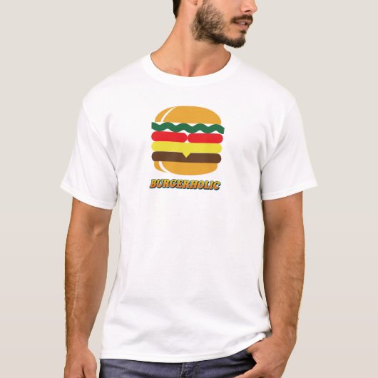 T-shirt Burgerholic (Devant)