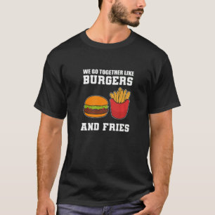 T-shirt Burgers Et Fries Food Vlogger