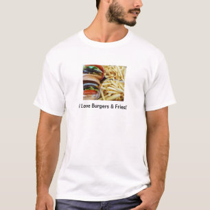 T-shirt Burgers et frites