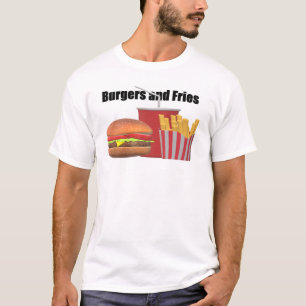 T-shirt Burgers et frites