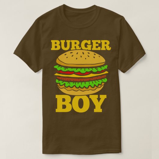 T-shirt Burgers Hamburgers Restauration rapide (Design devant)