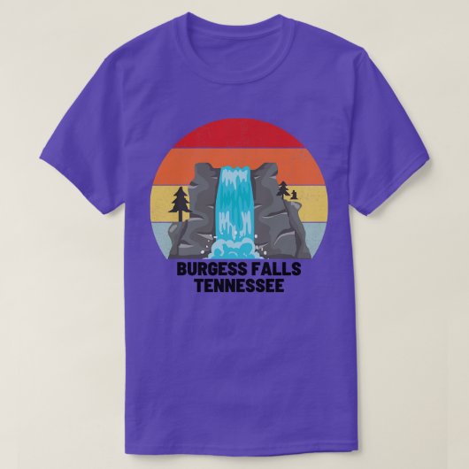 T-shirt Burgess Falls Tennessee 16 (Design devant)
