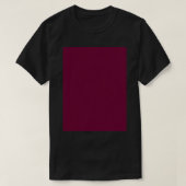 T-shirt BURGOUNDY (Maroon)...Plain...solide...bloc... (Design devant)