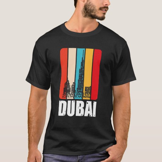 T-shirt Burj Khalifa De Dubaï Dans Les Émirats Arabes Unis (Devant)