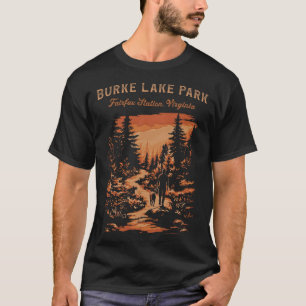 T-shirt Burke Lake Park Fairfax Station Virginie Sentier d