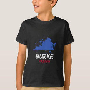 T-shirt Burke Virginie Va Tache De Peinture Souvenir De Va