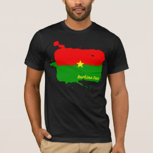 T-shirt Burkina Faso (grunge)