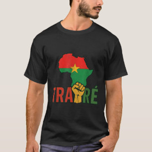 T-shirt Burkina Faso-ibrahim Traoré _ Thomas Sankara
