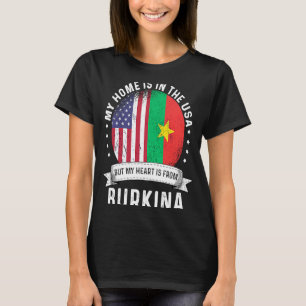 T-shirt Burkinabé Patriot Américain Gros Fier Accueil USA