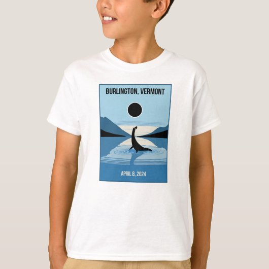 T-shirt Burlington, VT Champy Eclipse (Devant)