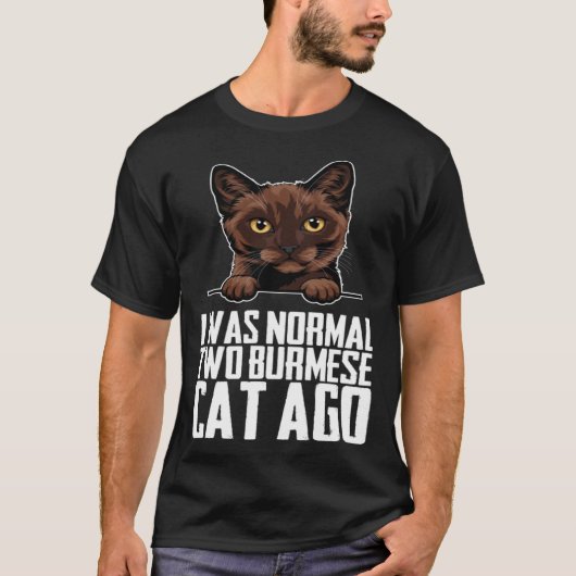 T-shirt Burmese Burmese cat Burmese mother (Devant)