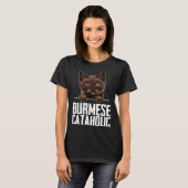 T-shirt Burmese cataholic (Devant entier)