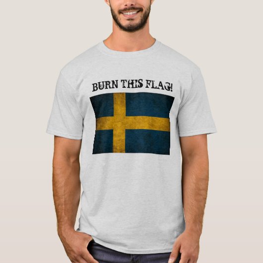 T-shirt Burn Sweden (Devant)