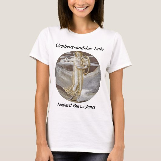 T-shirt Burne-Jones Orpheus et son Lute personnalisable (Devant)