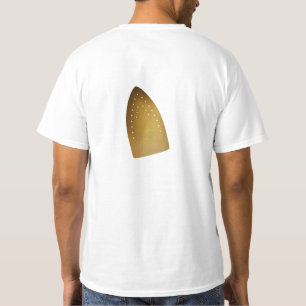 T-shirt Burned Iron Mark Custom Message