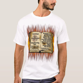 T-shirt Burning de livre