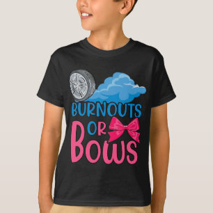 T-shirt Burnous ou Bows Genre Reveal party Idée pour maman