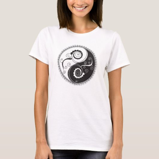 T-shirt Burnout Yin-Yang (Devant)
