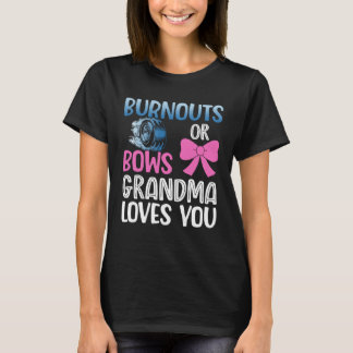 T-shirt Burnouts ou arcs grand-mère genre révéler bébé ann