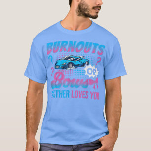 T-shirt Burnouts ou Bows Brother Loves You Gender Reveal O