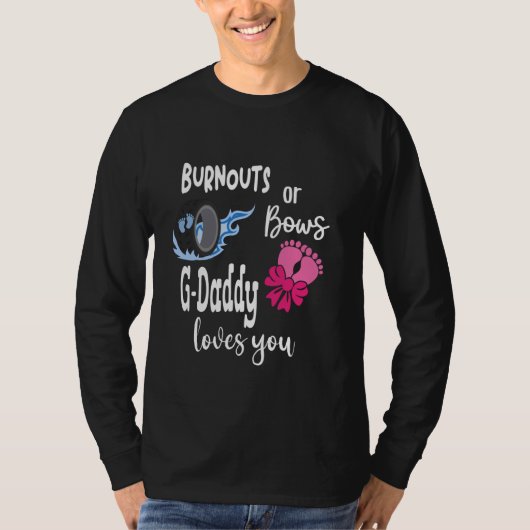 T-shirt Burnouts ou Bows G-Daddy vous aime Grand-père spéc (Devant)