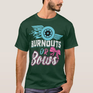 T-shirt Burnouts ou Bows Genre Révéler Baby Party Annonce