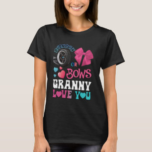 T-shirt Burnouts ou Bows Granny vous aime Genre Reveal Pa