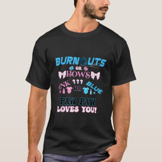 T-shirt Burnouts ou Bows sexe révéler la famille correspon