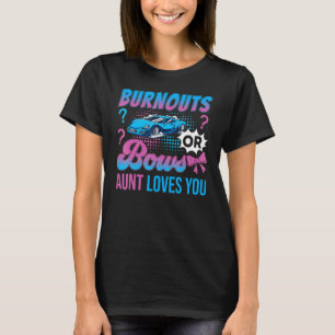 T-shirt Burnouts Ou Bows Tante Aime Vous Sexe Révéler Outf