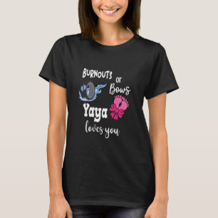 T-shirt Burnouts ou Bows Yaya vous aime Grèce Grand grec