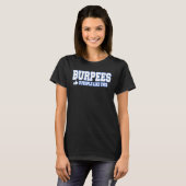 T-shirt Burpees 0 Personnes Comme Ce Bodybuilding Gym Fitn (Devant entier)