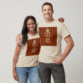 T-shirt Burr Orange Personnaliser Ce Conserver Calme Class (Unisexe)