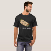 T-shirt Burrito Chaud Bouillonnement Interne (Devant entier)