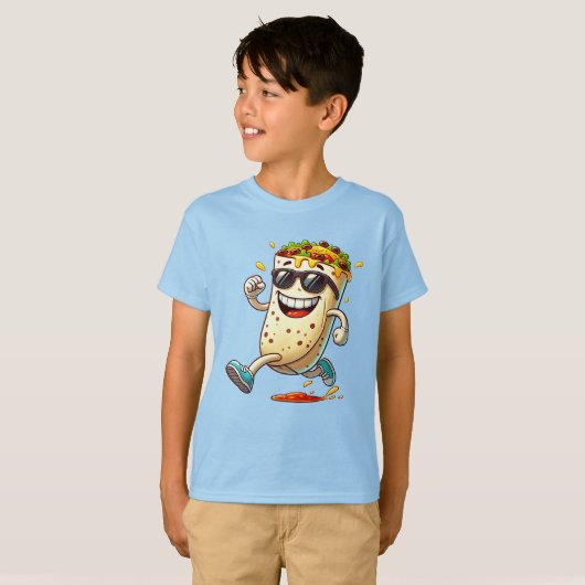T-shirt Burrito Run (Devant entier)
