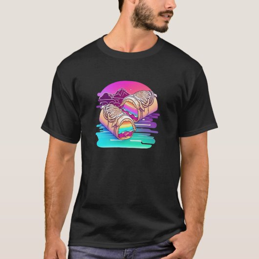 T-shirt Burritos avec une Vibe futuriste pour un tour mode (Devant)