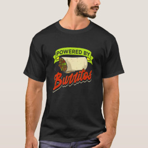 T-shirt Burritos Pour La Nourriture Mexicaine Alimentée Pa