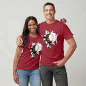 T-shirt burster de baseball (Unisexe)