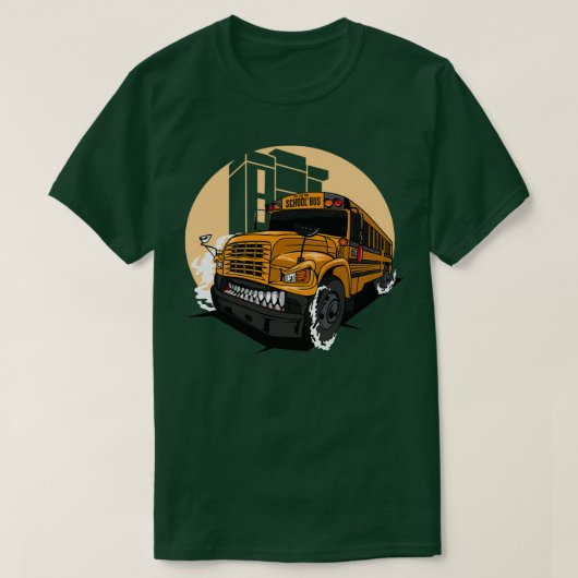 T-SHIRT BUS 2 DE L'ÉCOLE DE MONSTER (Design devant)