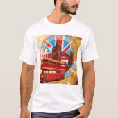 T-shirt Bus Anglais Double Decker (Devant)