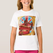T-shirt Bus Anglais Double Decker (Devant)