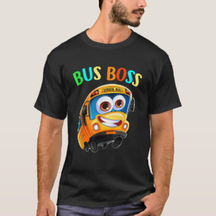 T-shirt Bus Boss Funny Yellow School Bus Driver