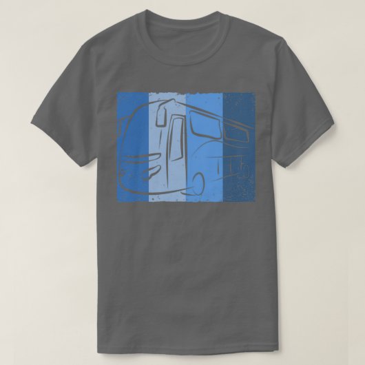 T-shirt Bus Busfahrer Schulbus Autobus 8 (Design devant)