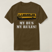 T-shirt bus chauffeur transport public cadeau (Design devant)