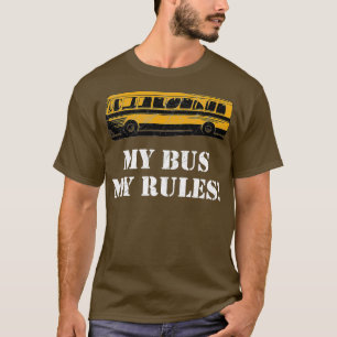 T-shirt bus chauffeur transport public cadeau