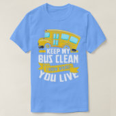 T-shirt Bus Conducteur Omnibus Transport public Profession (Design devant)